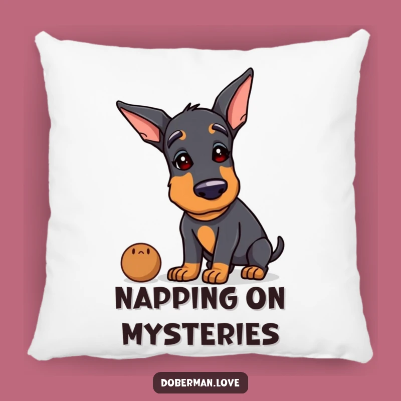 Funny Doberman Pillow: Snuggle Up with This Hilarious and Curious Dog Decor