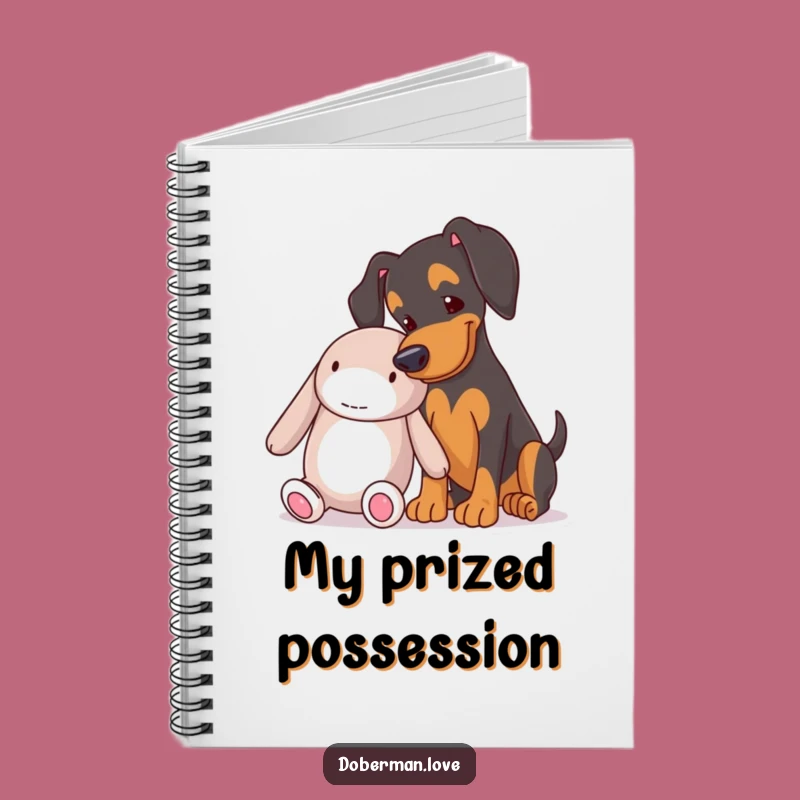 Funny Doberman Notebook: Humorous Journal for Playful Dog Thoughts & Ideas