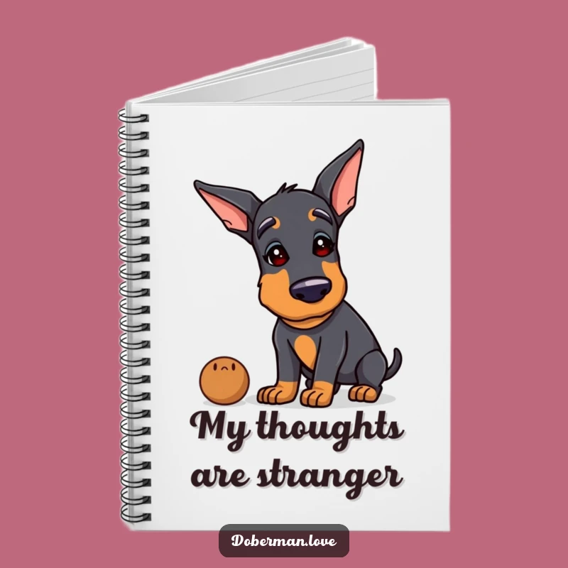 Funny Doberman Notebook: Jot Down Ideas with This Hilarious Dog's Curiosity
