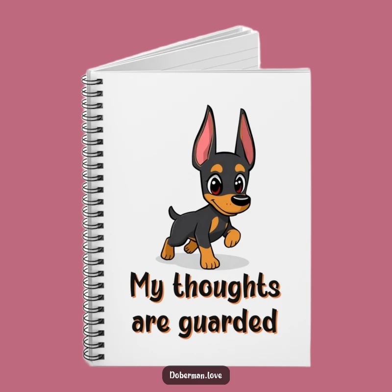 Funny Doberman Notebook: Shadow Chaser's Journal, Great Funny Gift